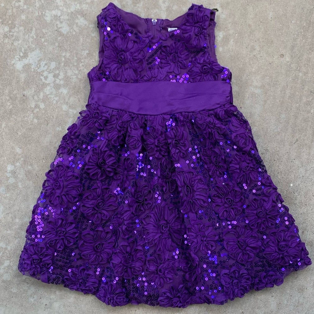 Rare Editions Purple Dress